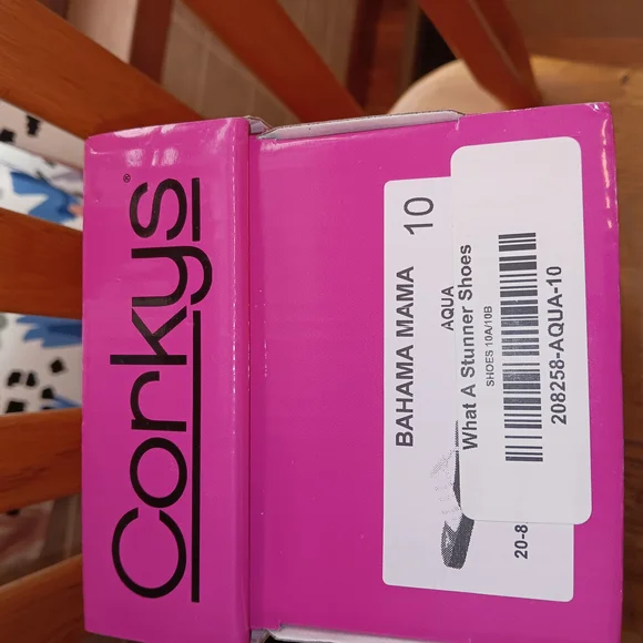 Corkys Black and Blue Tie-Dye Sandals - Picture 3 of 4